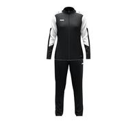 JAKO Tuta da donna in poliestere Dynamic, nero/bianco/antracite, M