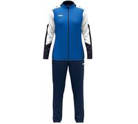 JAKO Tuta da donna in poliestere Dynamic, royal/bianco/marine, M