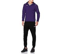 JAKO Tuta da ginnastica da donna in poliestere Classico con cappuccio, viola, 36, M9450