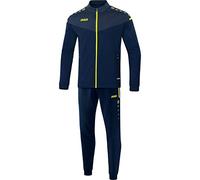 JAKO Tuta da ginnastica per bambini, in poliestere, Champ 2.0, blu marino/scuro/giallo fluo, 140, M9120