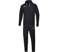 JAKO Tuta da jogging da uomo, base con cappuccio, nero, XL, M9465