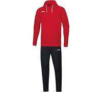 JAKO Tuta da jogging da uomo, base con cappuccio, rosso, 4XL, M9465