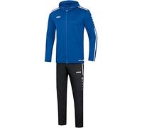JAKO Tuta da presentazione per bambini Striker 2.0 con cappuccio, blu royal/bianco, 140, M9619