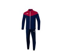 JAKO Tuta da uomo in poliestere Champ 2.0, blu navy/rosso chili, 4XL, M9120