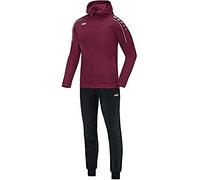 JAKO Tuta da uomo in poliestere Classico con cappuccio, Maroon, 4XL, M9450