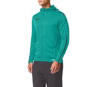 JAKO Tuta da uomo in poliestere Striker 2.0 con cappuccio, turchese, antracite, S M9419