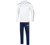 JAKO Tuta da uomo Striker 2.0 con cappuccio, blu royal/bianco, L, M9619