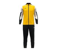 JAKO Tuta unisex in poliestere Dynamic, giallo/bianco/nero, M