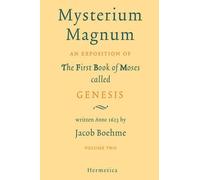 Jakob Bohme Jacob Boehme Jakob Beohme Mysterium Magnum (Copertina rigida)