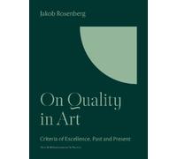 Jakob Rosenberg On Quality in Art (Tascabile)