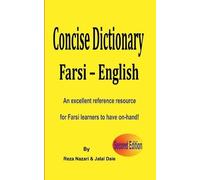 Jalal Daie Reza Nazari Farsi - English Concise Dictionary (Tascabile)
