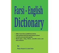Jalal Daie Reza Nazari Farsi - English Dictionary (Tascabile)