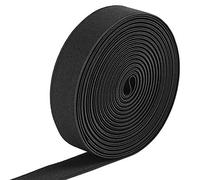 Jalan Elastico per Cucire 6 m x 25mm, Elastiche di Tratto Forte Cinturino Elastico Spool per Cucito a Maglia, Artigianato Fai da Te -Nero