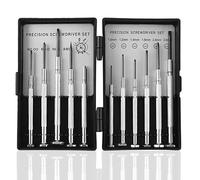 JALEVID Set Mini Cacciaviti di Precisione 11 in 1, Kit di Cacciavite per Occhiali Adatto per Riparare Orologi, Occhiali, Macchine Fotografiche, Giocattoli, Laptop Come Orologi