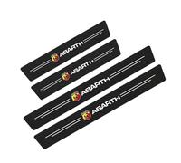 JALILAN 4 Pezzi Battitacco Auto in Fibra di Carbonio Protezioni per Abarth Punto Evo (199) 2010-2013 Antiusura Soglia AntiGraffio Benvenuto Pedaliera Styling Accessori