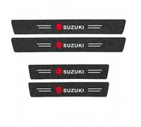 JALILAN 4 Pezzi Battitacco Auto in Fibra di Carbonio Protezioni per Suzuki Vitara 2015-2022 Antiusura Soglia AntiGraffio Benvenuto Pedaliera Styling Accessori