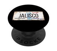 Jalisco Mexico License Plate Mexican Travel Vacation Beach PopSockets PopGrip Adesivo