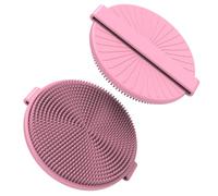 Jalopink - Scrubber per il corpo in silicone da donna, più igienico rispetto alla tradizionale luffa, schiuma piacevole, lunga durata (Pink-US)
