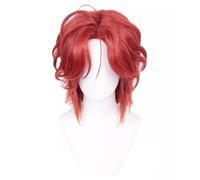 JALopy Anime Parrucca Diabolik Lovers Laito Sakamaki Cosplay Parrucca,Short Red Brown Parrucca,Halloween Parrucca,per Carnevale Natale,Parrucca Quotidiana