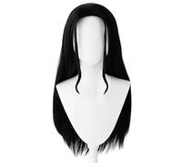 JALopy Anime Parrucca One Piece Nico Robin Cosplay Parrucca,Long Black Parrucca,Halloween Parrucca,per Carnevale Natale,Parrucca Quotidiana(Size:b)