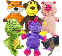 Jalousie Confezione da 5 giocattoli di peluche assortiti per cuccioli di taglia media e grande