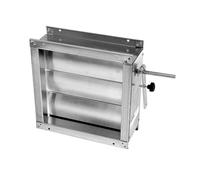 Jalousieklappen ohne Motor Carma 9008/9010, montiert von Zehnder - CZIOPT044257