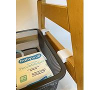 JALUDesignDE Adattatore adatto per seggiolone Hauck Alpha e Beta (bianco) e per Trofast