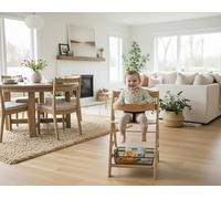 JALUDesignDE Hauck - Adattatore per seggiolone IKEA Trofast, supporto per contenitore e cestino a griglia, soluzione organizer salvaspazio, colore: Bianco