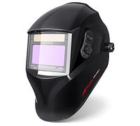 JALUWELD Colore Vero Maschera Saldatura Automatica,Energia Solare Casco per Saldatore Auto-oscurante Gamma di Tonalità Regolabile DIN4/5-9/9-13