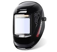 JALUWELD Maschera Saldatura Automatica,Ombra DIN5-9/9-13,Auto-oscurante | 100x97mm Grande Schermo,True Color,4 Sensori,Energia Solare Casco per Saldatore,per TIG, MIG, ARC, Smerigliatura