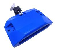 Jam Drum Block Latin Percussion Musical Instrument Plastic With 3 Sided Mount Medium Pitch(Blue)