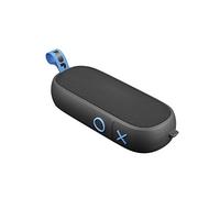 Jam Hang Around - Altoparlante Bluetooth accoppiabile, 30 m, raggio BT, microfono, durata 20 ore, impermeabile, antipolvere, resistente alle cadute, certificato IP67, cavo USB integrato, Aux-in, nero