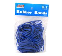 JAM PAPER Elastici colorati - Misura 33 - Elastici blu - 100/Confezione