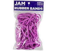 JAM PAPER Elastici durevoli - Misura 64 - Elastici multiuso viola - Confezione da 100 pezzi