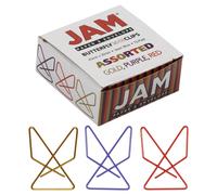 JAM PAPER Mollette a farfalla colorate - Mollette per carta assortite - 15/confezione