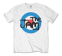 Jam the - T-Shirt # L Kids White # Spray Target Logo