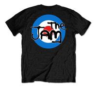 Jam the - The Jam Unisex Retail Pack T-Shirt: Target Logo (Nero) (Back Print) Size S