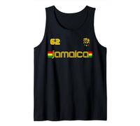 JAMAICA 1962 Maglia Rasta Reggae bandiera del Leone di Giuda Canotta