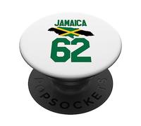 Jamaica 62 Jamaican Independence Flag PopSockets PopGrip Adesivo