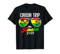 Jamaica Cousin Trip 2025 Summer Vacation Family Matching Maglietta