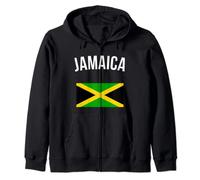 Jamaica Flag Jamaican Hoodie Jamaica Hooded Sweatshirt Felpa con Cappuccio