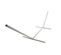 Jamaica Gigante - supporto per amaca extra lungo in acciaio grigio per amache a palo KingSize grigio / argento