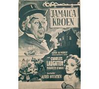 Jamaica Inn Maureen O'Hara Robert Newton Charles L Vintage 1939 programma cin...
