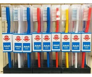 Jamaican Ole Time Wisdom - Spazzolino da denti, 12 pezzi, colori assortiti