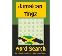 JAMAICAN TINGZ WORD SEARCH PUZZLE BOOK: Word searches with easy to read print about everything Jamaican Culture | 6 x 9 inches | 60 pages | Gift for holidays, vacations and pure Jamaican fun.