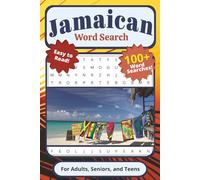 Jamaican Word Search Puzzle Book: For Adults, Seniors, and Teens | Easy to Read, 100+ Word Searches Including Jamaican Cultural Words Like Patois, ... 110 pages | Ideal for Vacations and Traveling