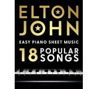 Jamal LL. Elton John Easy Piano Sheet Music (Tascabile)