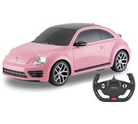 JAMARA 402113 VW Beetle 1:14 2.4 GHz Licenza Ufficiale Vernice Fedele Luce LED Anteriore/Posteriore Telecomando RC Auto Rosa