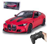 JAMARA 402270 BMW M4 CSL 1:16 rosso 2,4 GHz RC auto da corsa telecomandata modello auto giocattolo bambini dai 6 anni in su. Idea regalo