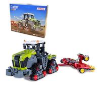 JAMARA 402856 CADA Claas Xerion 5000 Trac TS 1:32 Bricks, giocattolo agricolo per bambini a partire dagli 8 anni, tecnica per ragazzi, set di mattoncini a morsetto, idea regalo per bambini, fedele ai